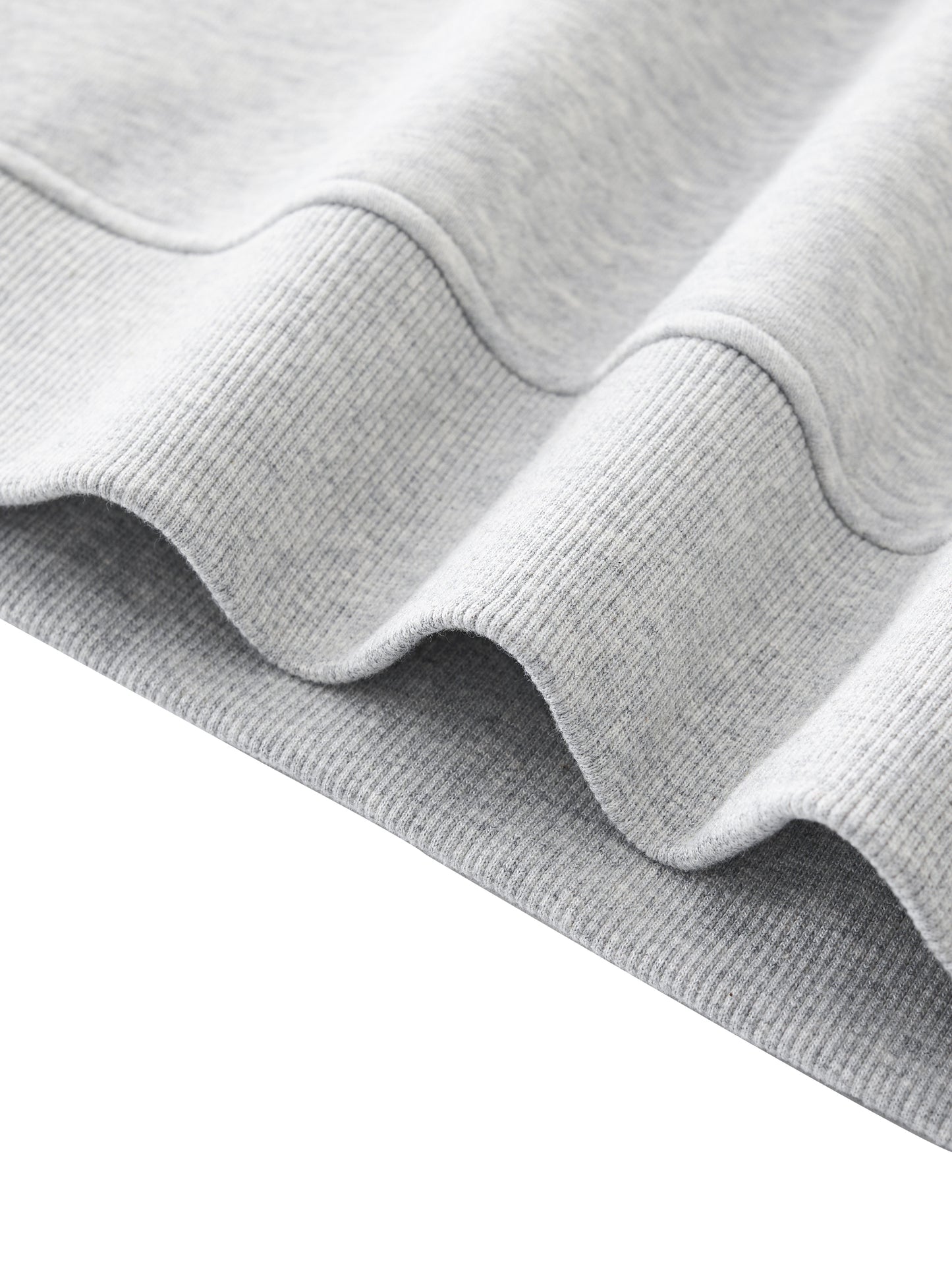 Silvashrk Essential Fleece Mock-Neck Crew Sweatshirt