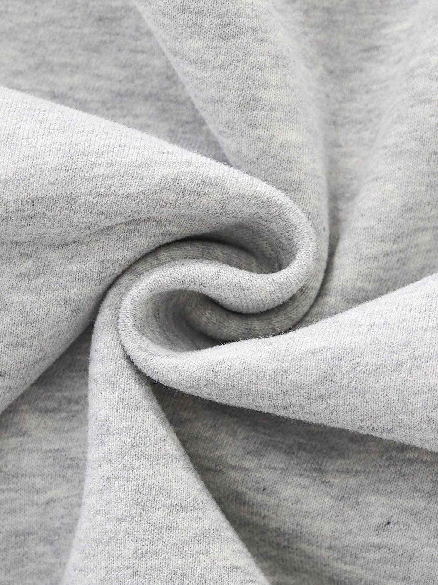 Silvashrk Essential Fleece Mock-Neck Crew Sweatshirt